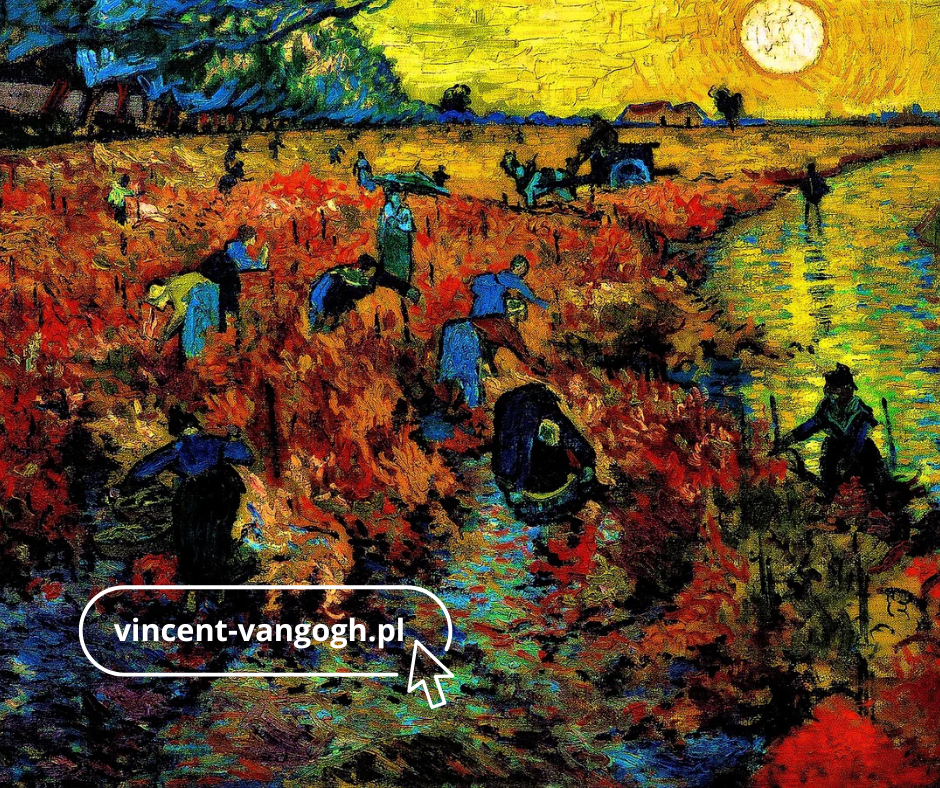 Czerwona winnica w Arles