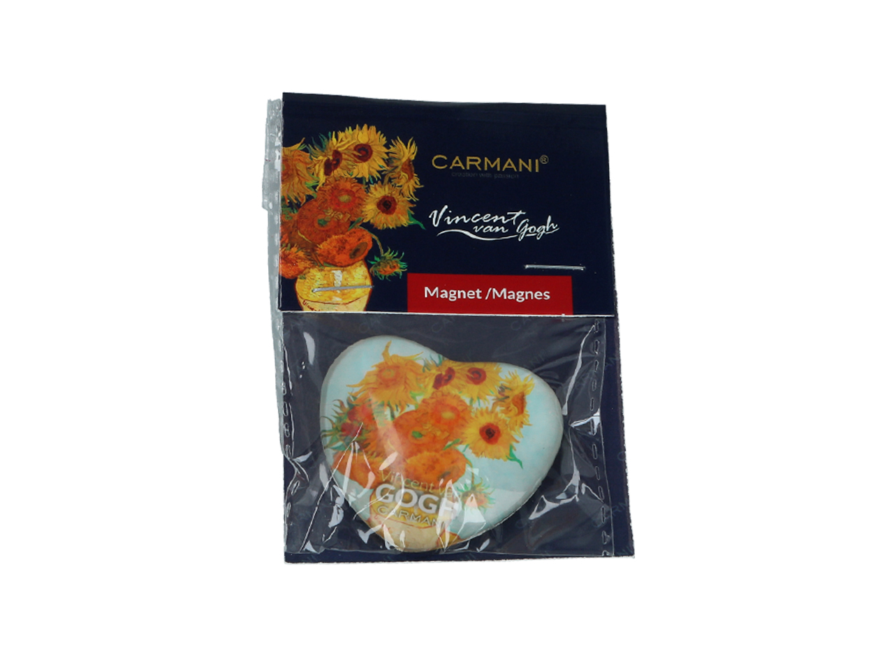 Magnes serce - V. van Gogh, Słoneczniki (CARMANI) - obrazek 2