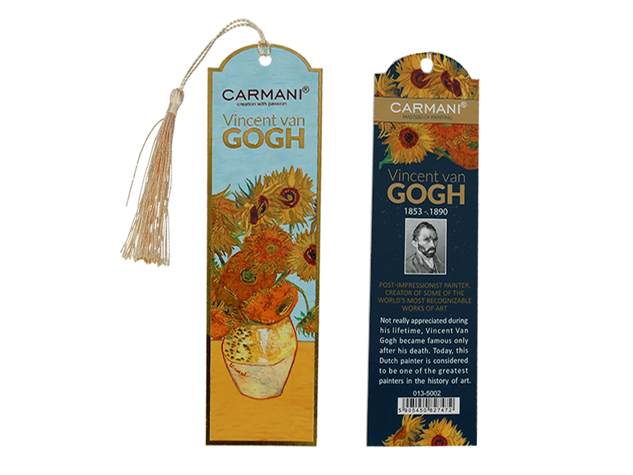 Kpl. 12 zakładek do książki - V. van Gogh, Słoneczniki (CARMANI) - obrazek 2