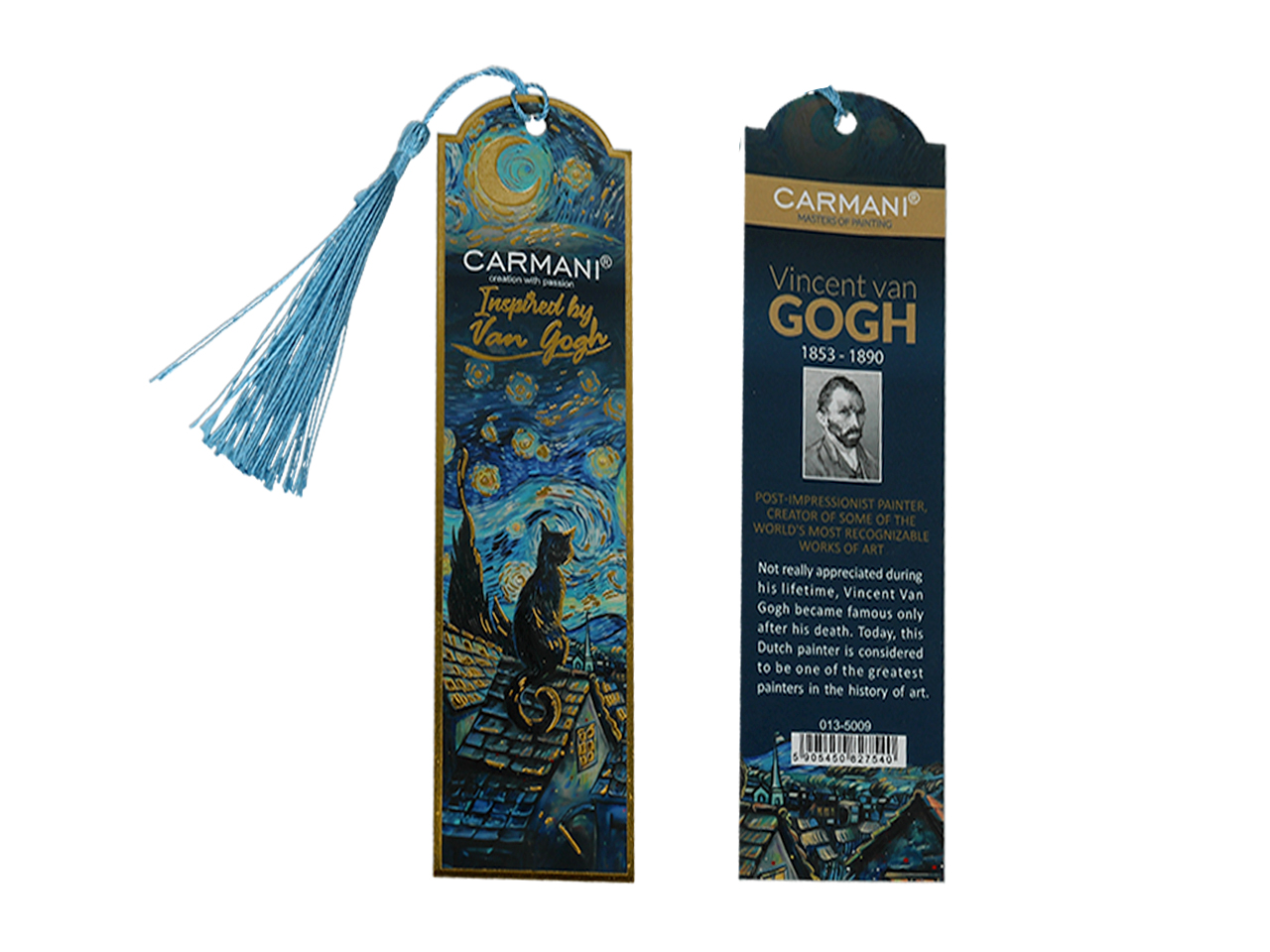 Kpl. 12 zakładek do książki - Inspirowana malarstwem V. van Gogh (CARMANI) - obrazek 2