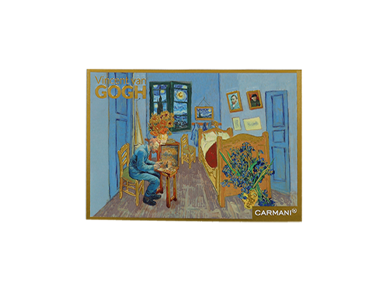 Kpl. 12 pocztówek - V. van Gogh, Pokój (CARMANI) - obrazek 2