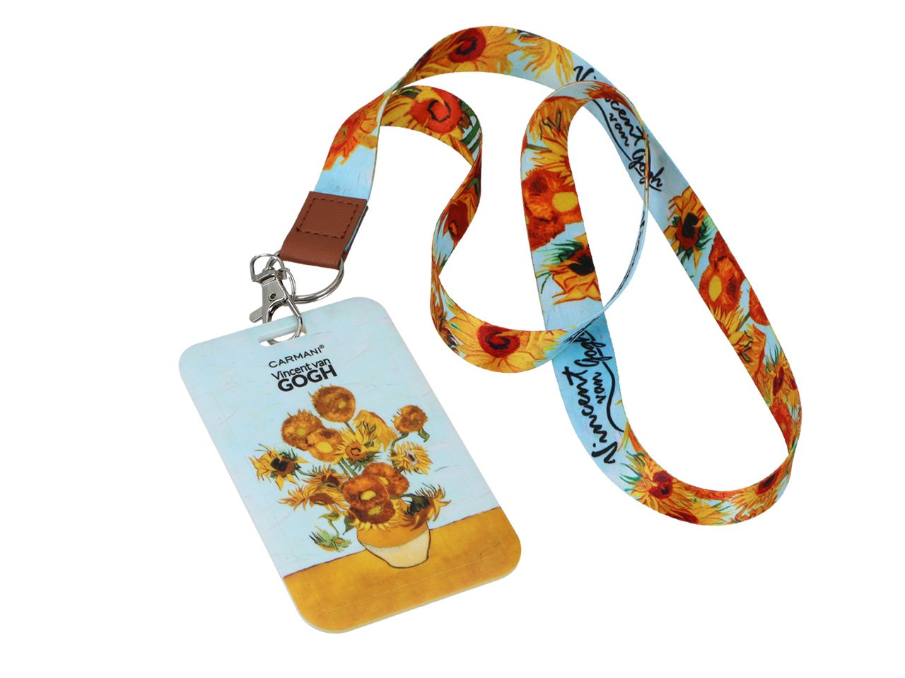 Etui na kartę/identyfikator - V. van Gogh, Słoneczniki (CARMANI) - obrazek 3