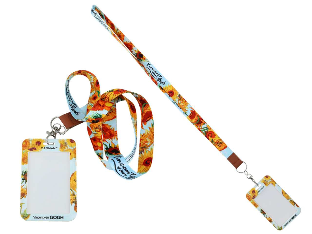 Etui na kartę/identyfikator - V. van Gogh, Słoneczniki (CARMANI) - obrazek 4