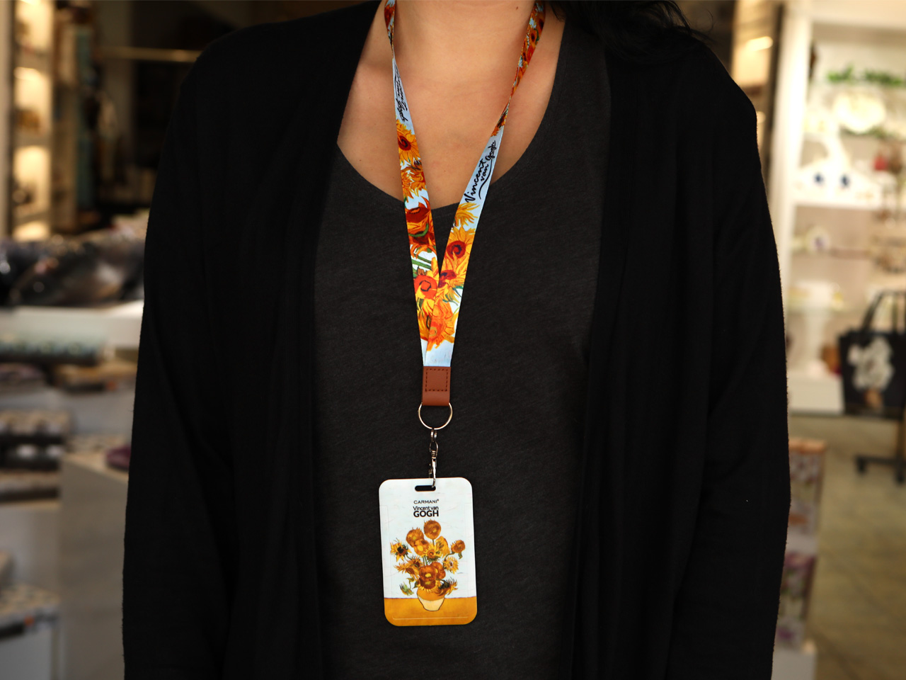 Etui na kartę/identyfikator - V. van Gogh, Słoneczniki (CARMANI) - obrazek 6