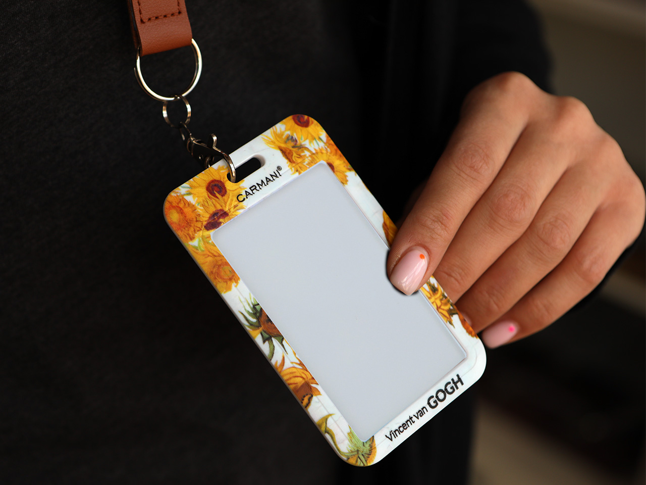 Etui na kartę/identyfikator - V. van Gogh, Słoneczniki (CARMANI) - obrazek 7