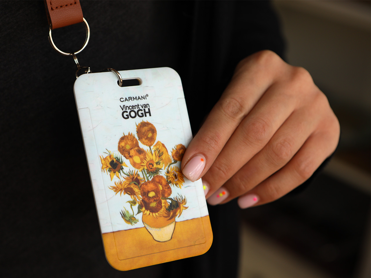 Etui na kartę/identyfikator - V. van Gogh, Słoneczniki (CARMANI) - obrazek 8