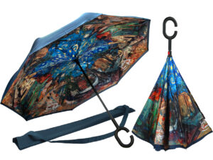 Parasol odwrotnie otwierany - inspirowany malarstwem V. Van Gogh (CARMANI)