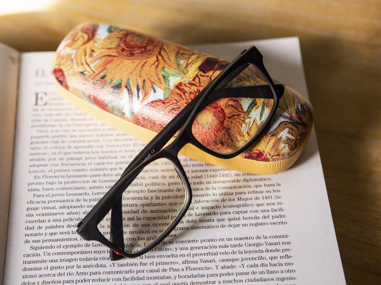 Etui na okulary - V. van Gogh, Słoneczniki (CARMANI) - obrazek 6