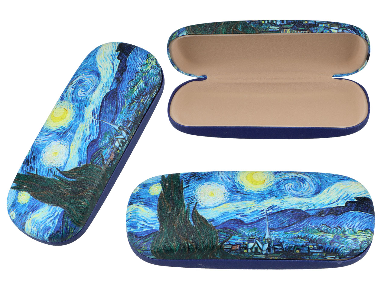 Etui na okulary - V. van Gogh, Gwiaździsta Noc (CARMANI) - obrazek 2
