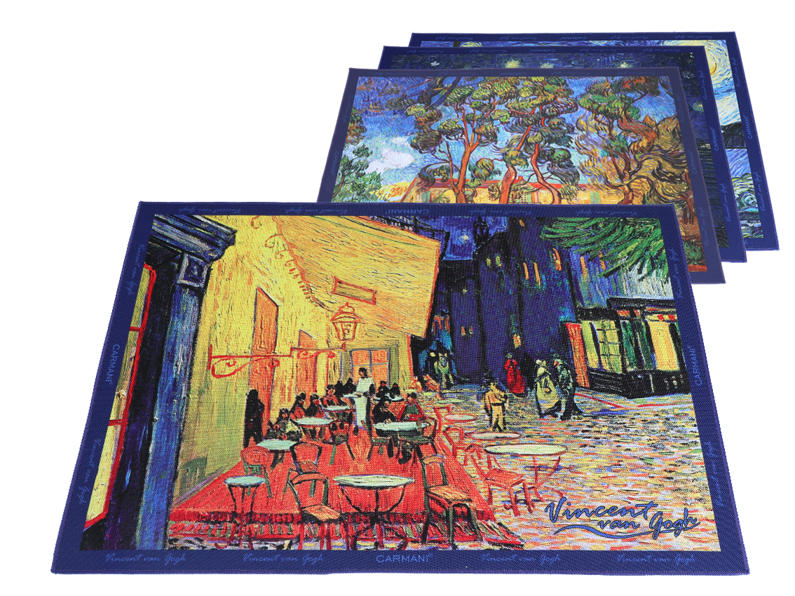 Kpl. 4 podkładek na stół - V. van Gogh, mix 1 (CARMANI) - obrazek 3