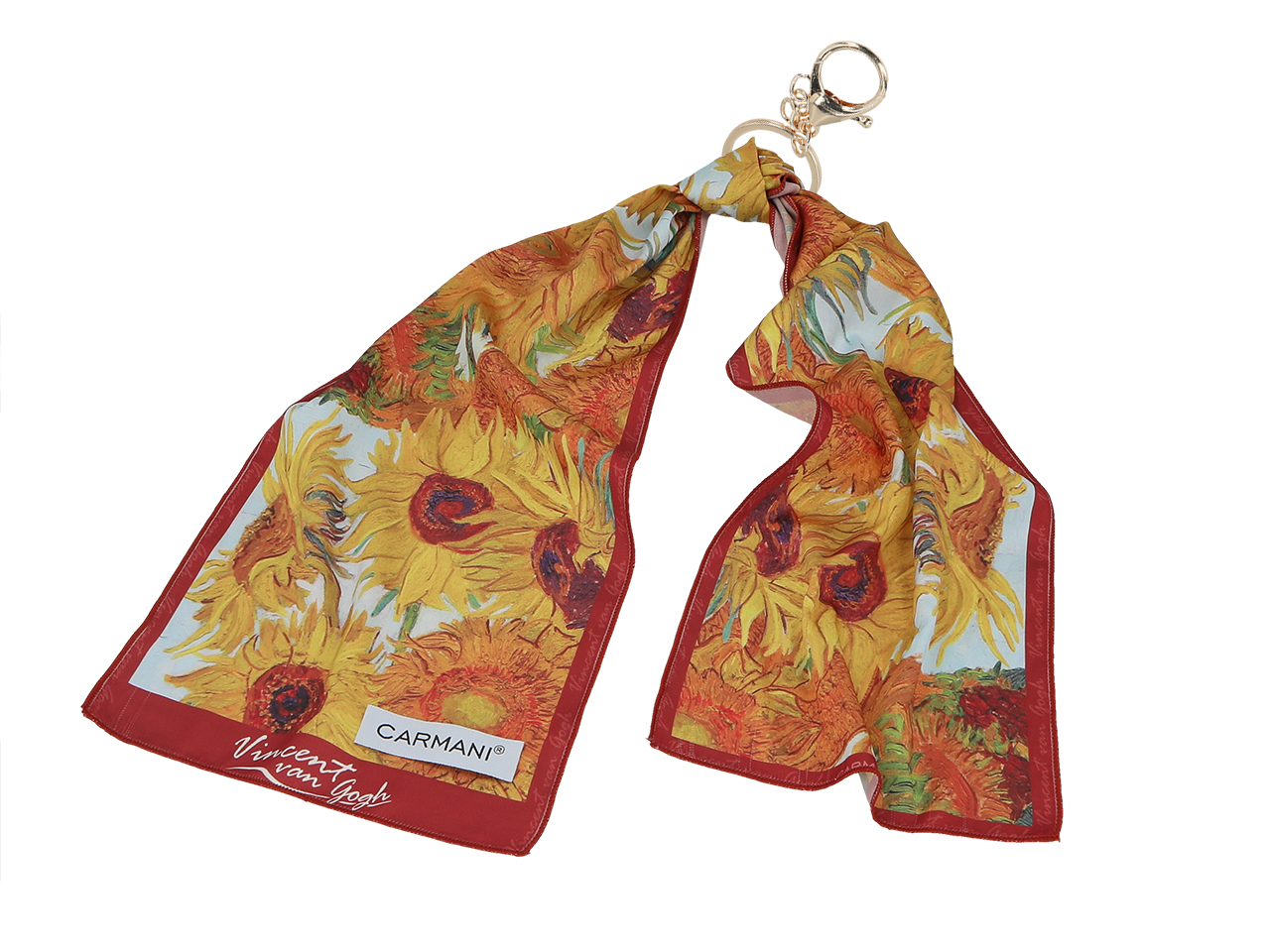 Przywieszka do torebki - V. van Gogh, Słoneczniki (CARMANI) - obrazek 3