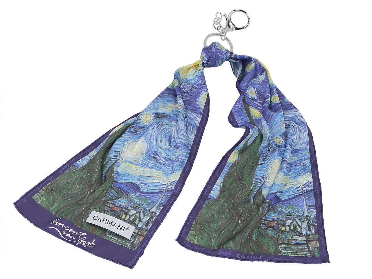 Przywieszka do torebki - V. van Gogh, Gwiaździsta Noc (CARMANI) - obrazek 3