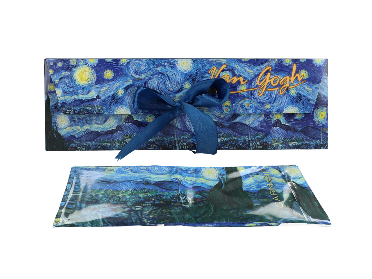 Opaska do włosów - V. van Gogh, Gwiaździsta Noc (CARMANI) - obrazek 3