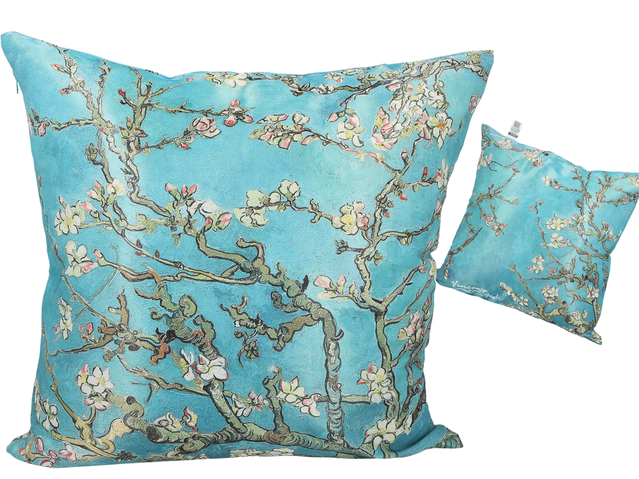 Poduszka z wypełnieniem/suwak - V. van Gogh, Kwitnący Migdałowiec (CARMANI) - obrazek 2