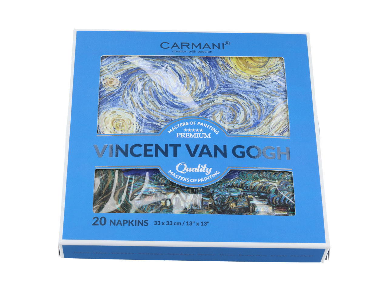 Serwetki papierowe 20szt. - V. van Gogh, Gwiaździsta Noc (CARMANI) - obrazek 3