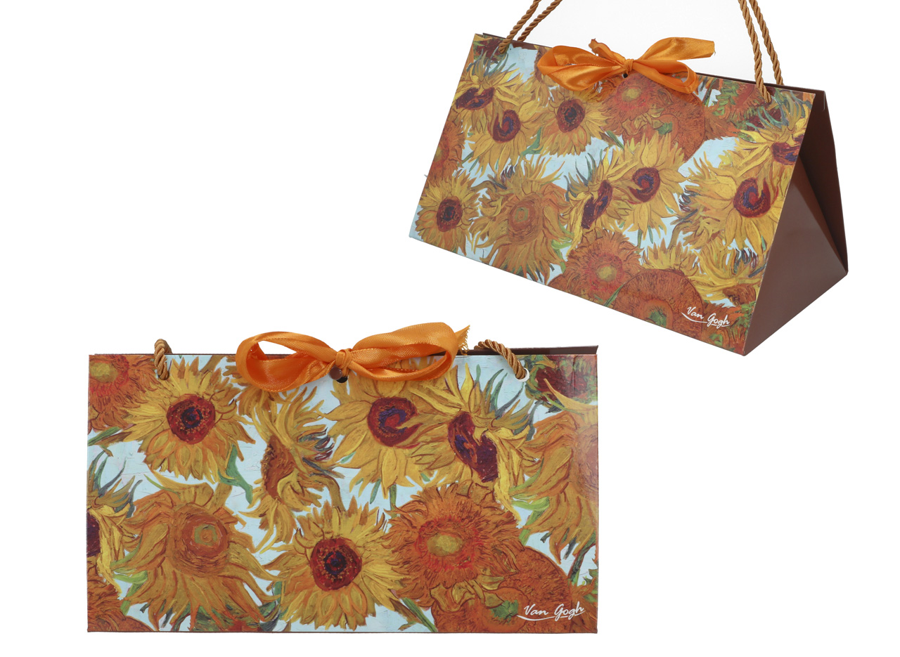 Kpl. 6 torebek ozdobnych - V. van Gogh, Słoneczniki (CARMANI)