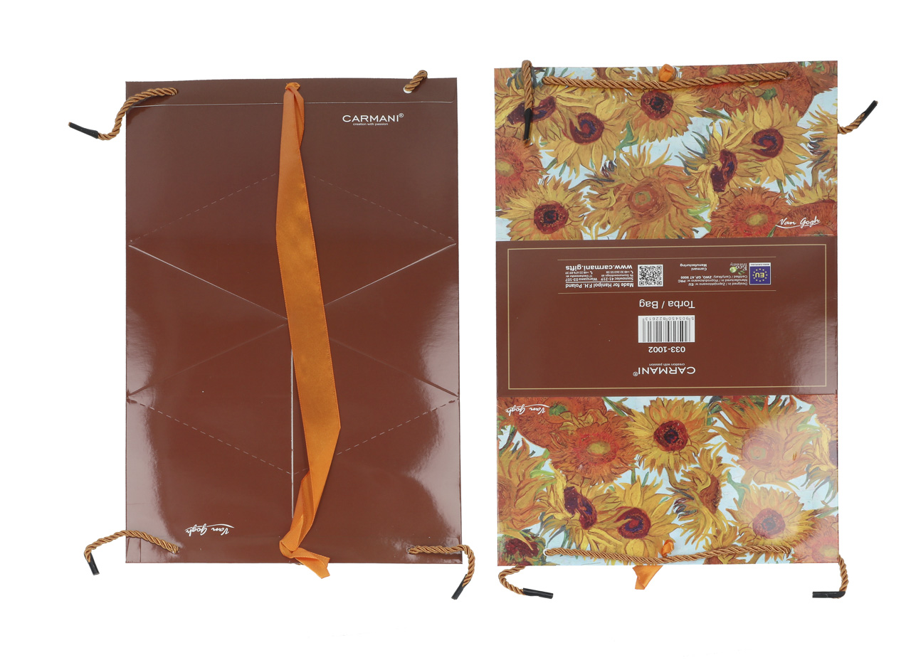 Kpl. 6 torebek ozdobnych - V. van Gogh, Słoneczniki (CARMANI) - obrazek 7