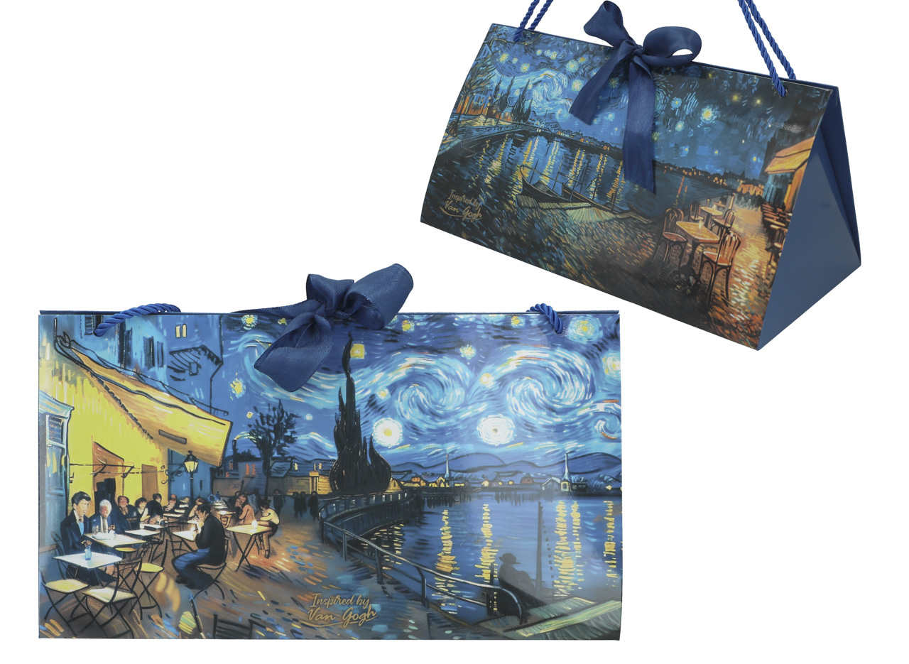 Kpl. 6 torebek ozdobnych - Inspirowane malarstwem V. van Gogh (CARMANI)