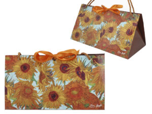 Kpl. 6 torebek ozdobnych - V. van Gogh, Słoneczniki (CARMANI)