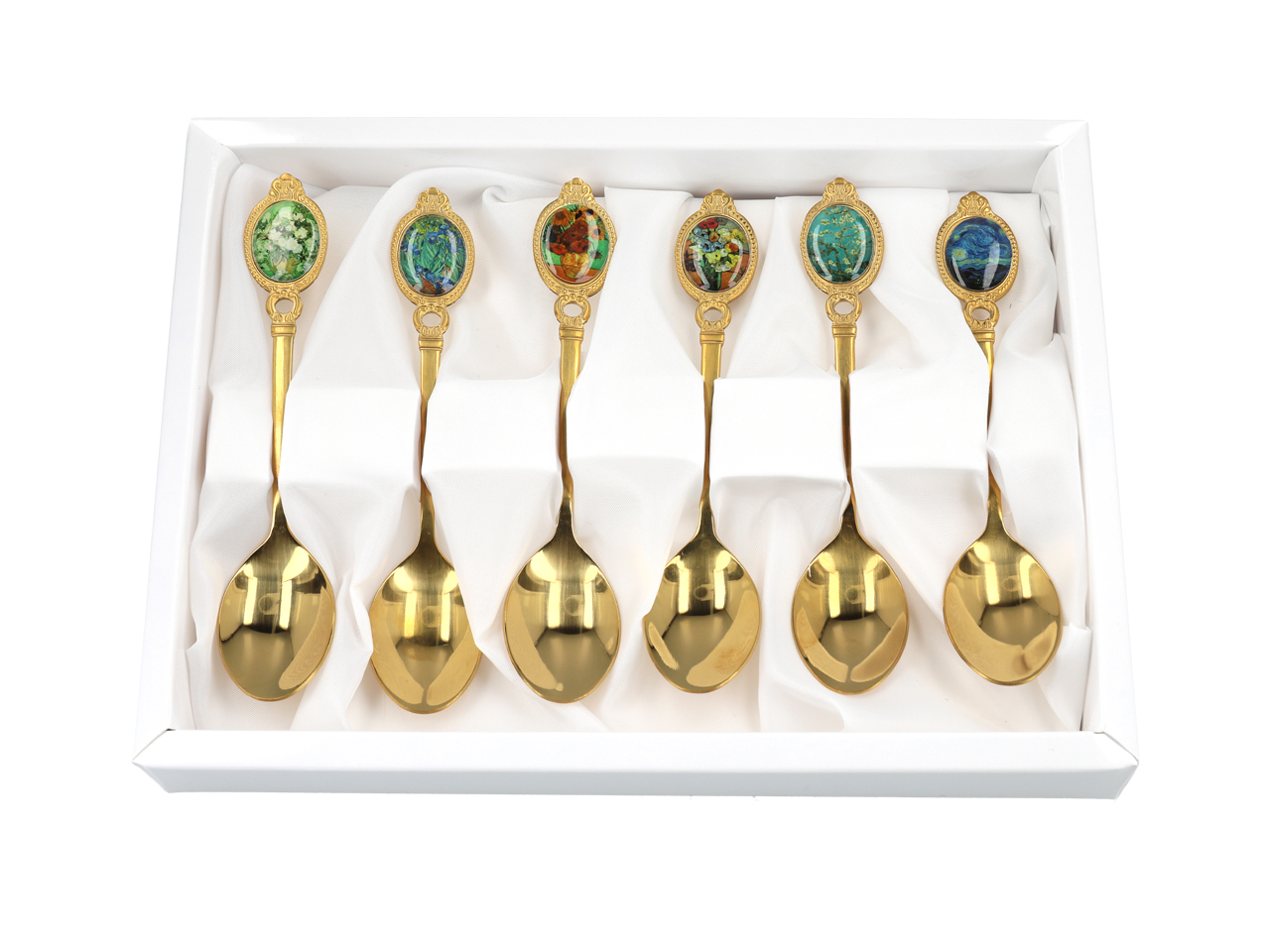 Kpl. 6 łyżeczek - V. van Gogh, mix (CARMANI) - obrazek 6