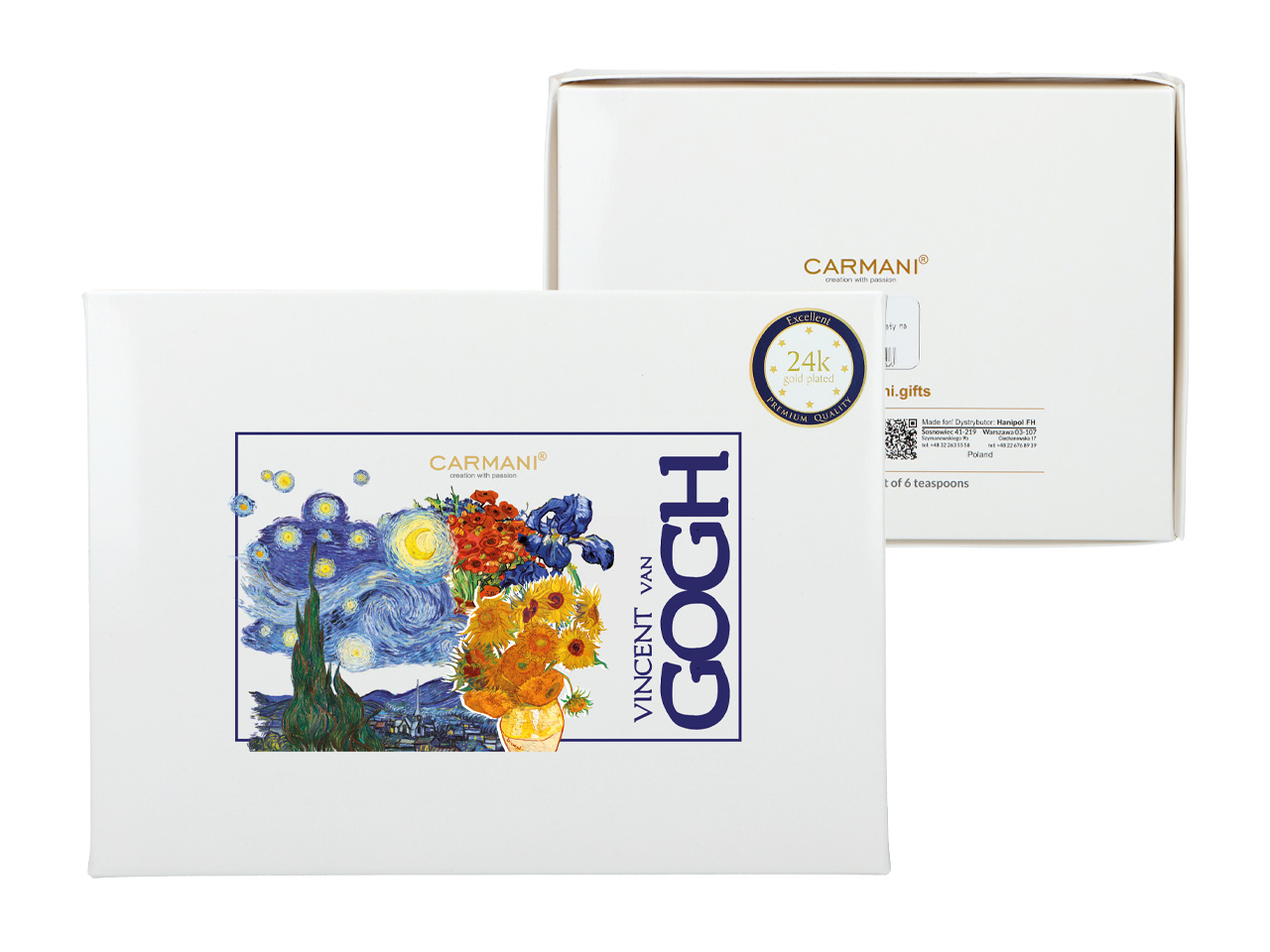 Kpl. 6 łyżeczek - V. van Gogh, mix (CARMANI) - obrazek 5