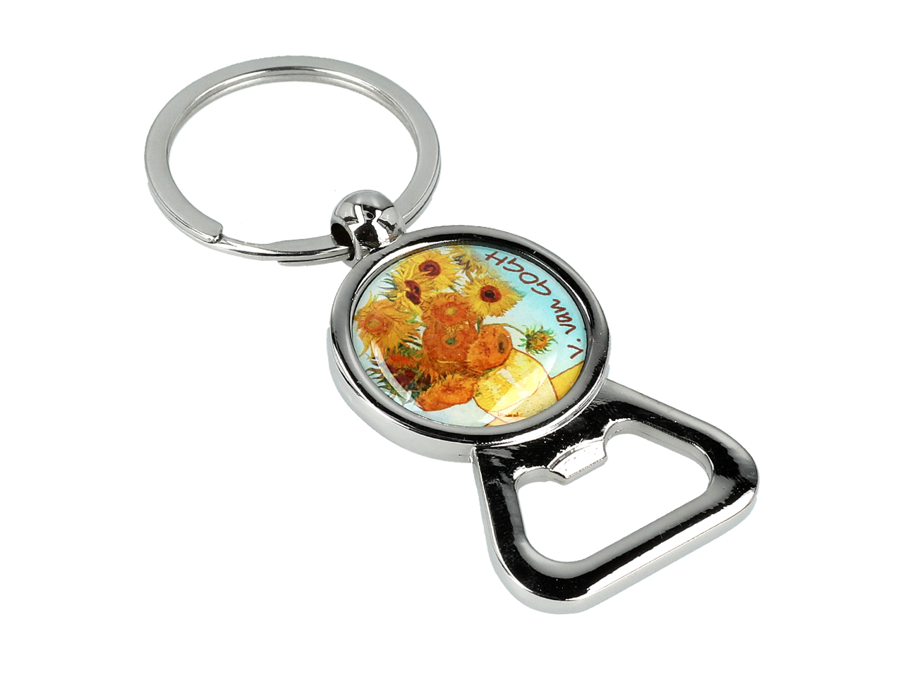 Otwieracz/brelok - V. van Gogh, Słoneczniki w wazonie (CARMANI) - obrazek 2
