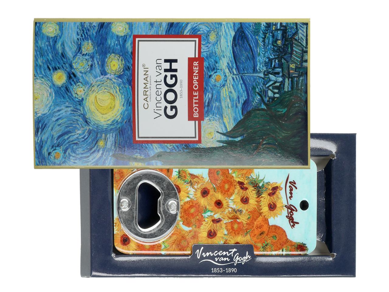 Otwieracz do butelek - V. van Gogh, Słoneczniki (CARMANI) - obrazek 3