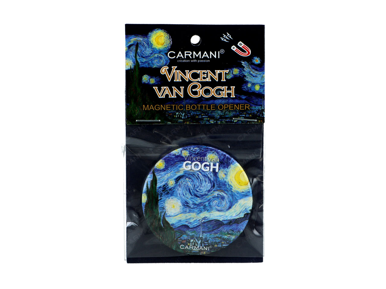 Otwieracz z magnesem - V. van Gogh, Gwiaździsta Noc (CARMANI) - obrazek 4