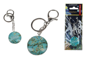 Przywieszka do torebki/Breloczek do kluczy - V. van Gogh, Irysy (CARMANI)