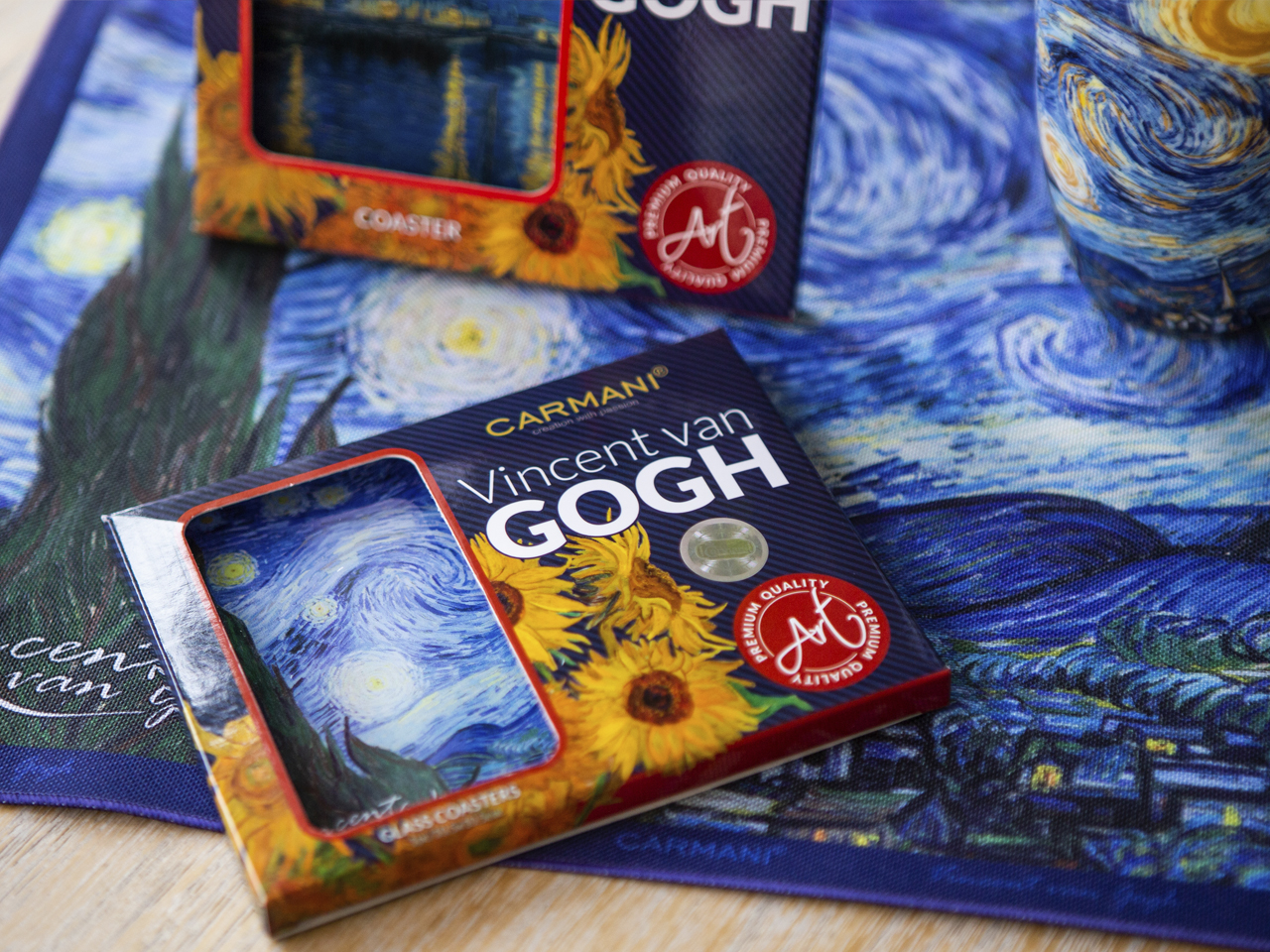 Podkładka szklana - V. van Gogh, Gwiaździsta Noc (CARMANI) - obrazek 8