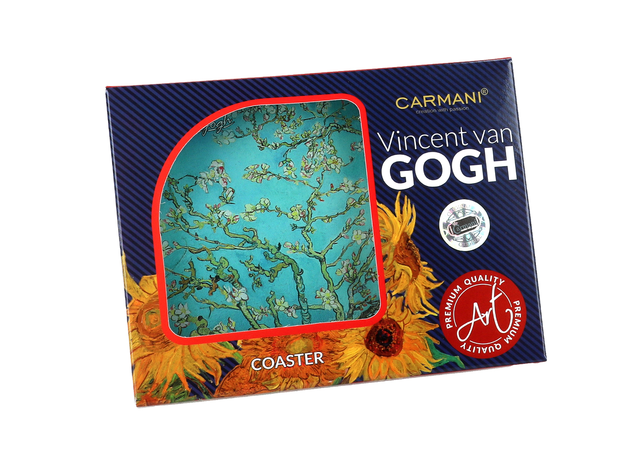 Podkładka szklana - V. van Gogh, Kwitnący Migdałowiec (CARMANI) - obrazek 2