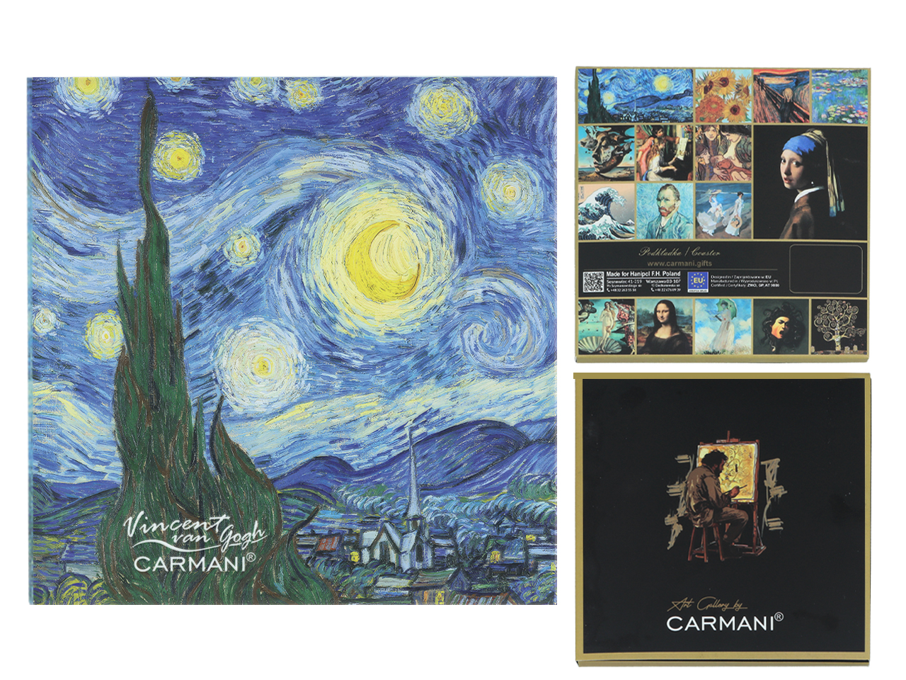 Podkładka szklana - V. van Gogh, Gwiaździsta Noc (CARMANI)