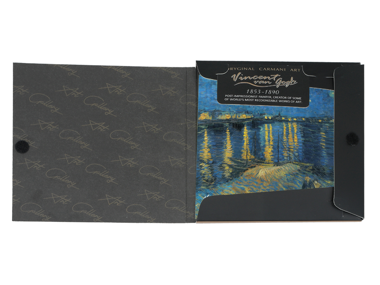 Podkładka szklana - V. van Gogh, Gwiaździsta Noc nad Rodanem (CARMANI) - obrazek 3