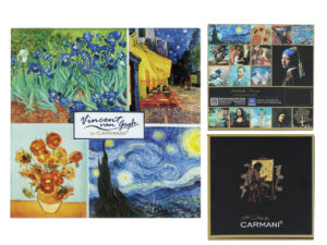 Podkładka szklana - V. van Gogh, kolaż (CARMANI)