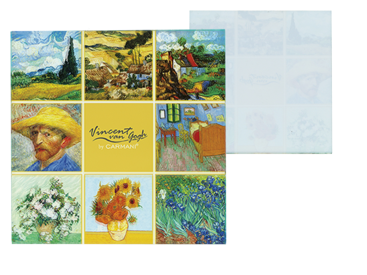 Podkładka szklana - V. van Gogh, kolaż (CARMANI) - obrazek 2