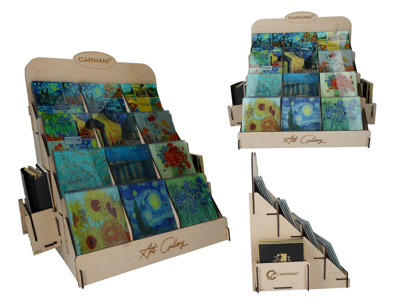 Podkładka szklana - V. van Gogh, kolaż (CARMANI) - obrazek 5