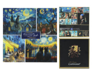 Podkładka szklana - V. van Gogh, kolaż (CARMANI)