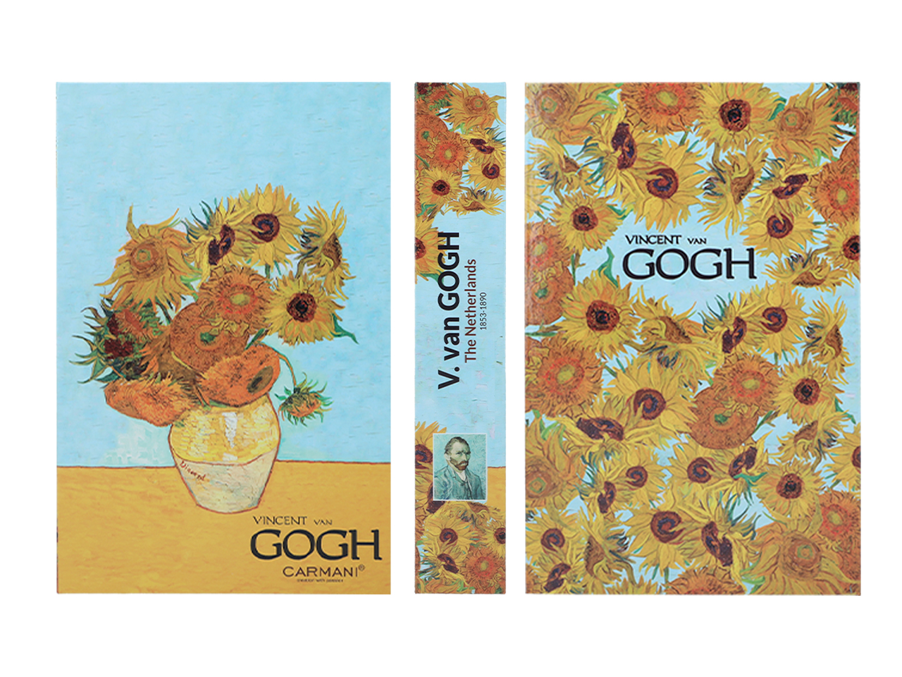 Pudełko ozdobne na magnes - V. van Gogh, Słoneczniki (CARMANI) - obrazek 4