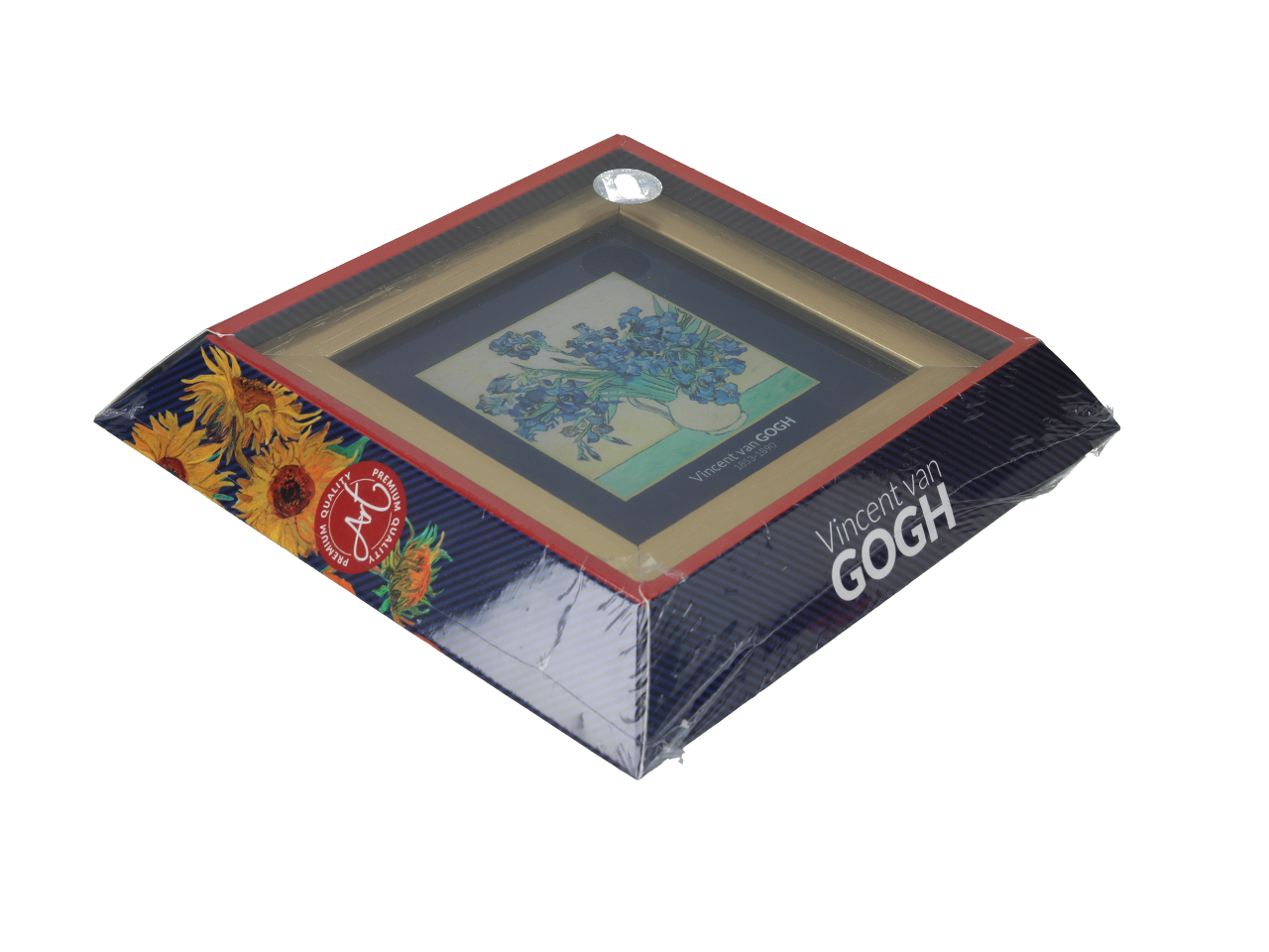 Obrazek - V. van Gogh, Irysy, złota ramka (CARMANI) - obrazek 3