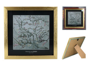 Obrazek - V. van Gogh, Kwitnący migdałowiec, srebrny (CARMANI)