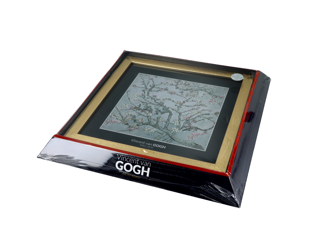 Obrazek - V. van Gogh, Kwitnący migdałowiec, srebrny (CARMANI) - obrazek 2