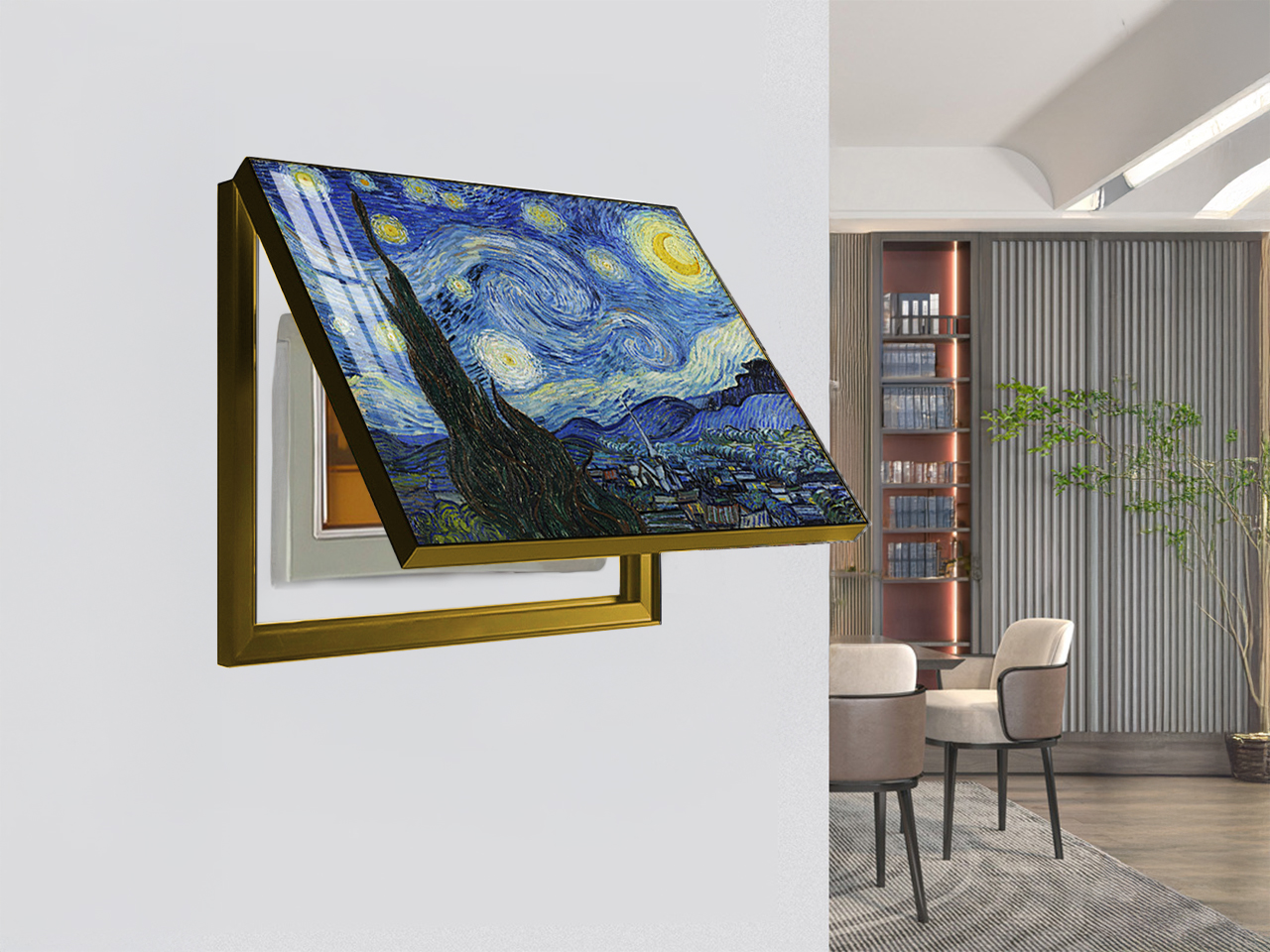 Obrazek/skrzynka maskująca, V. van Gogh, Gwiaździsta Noc. - obrazek 5