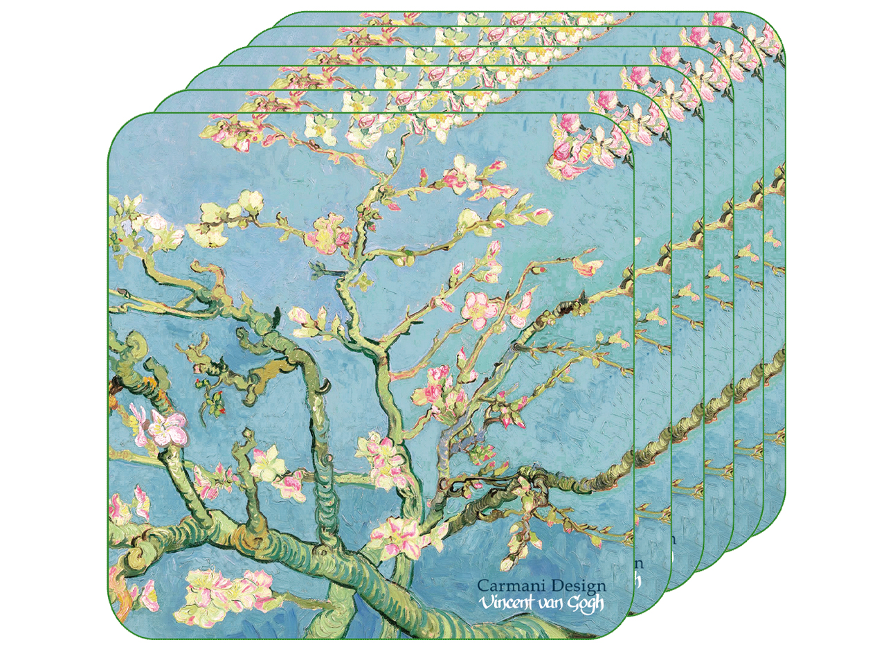 Display 36 podkładek korkowych - V. van Gogh, mix (CARMANI) - obrazek 6
