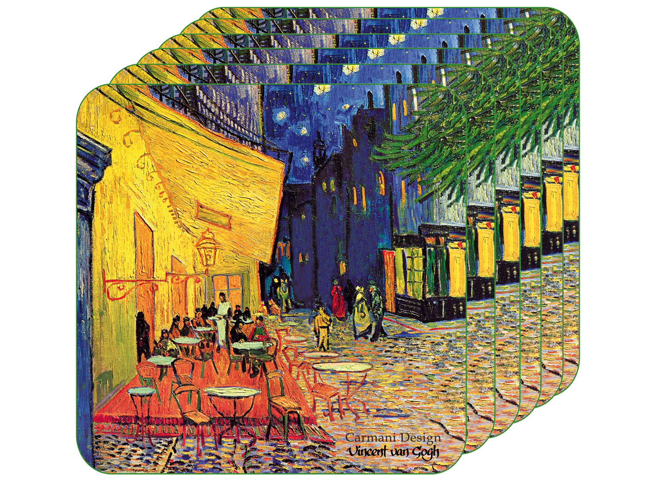 Display 36 podkładek korkowych - V. van Gogh, mix (CARMANI) - obrazek 8