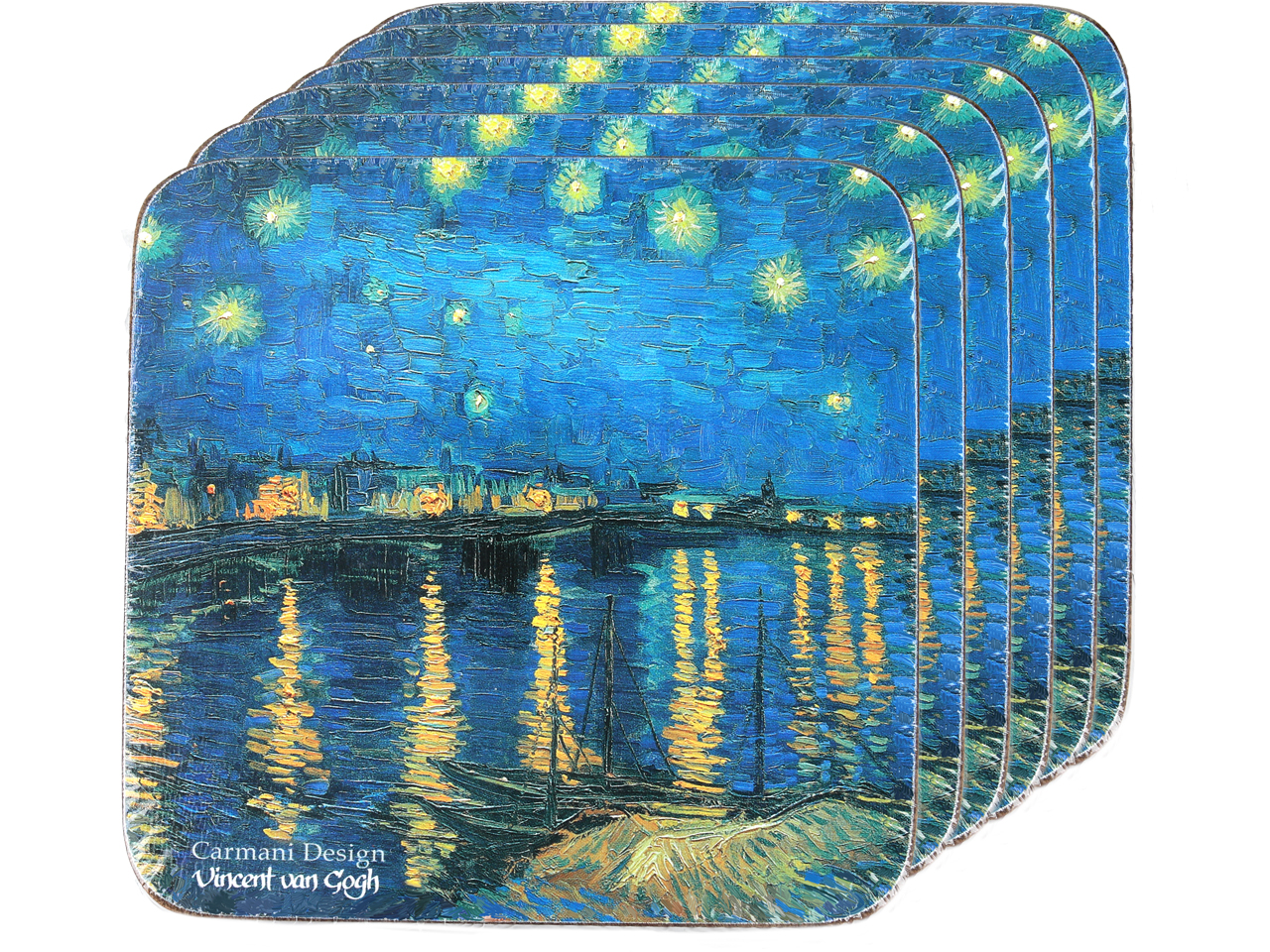 Display 36 podkładek korkowych - V. van Gogh, mix (CARMANI) - obrazek 9