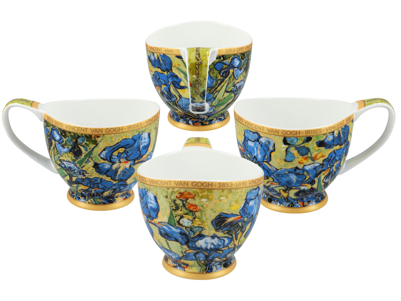 Filiżanka Big Vanessa - V. van Gogh, Irysy (CARMANI) - obrazek 3