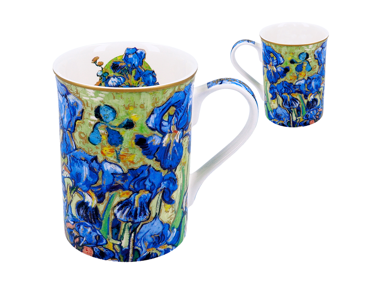 Kubek Classic New - V. van Gogh, Irysy (CARMANI) - obrazek 2