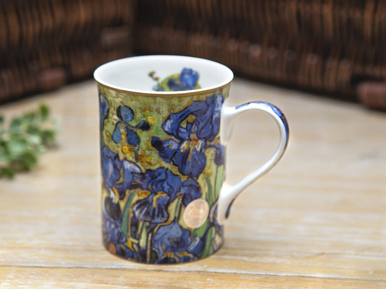 Kubek Classic New - V. van Gogh, Irysy (CARMANI) - obrazek 4