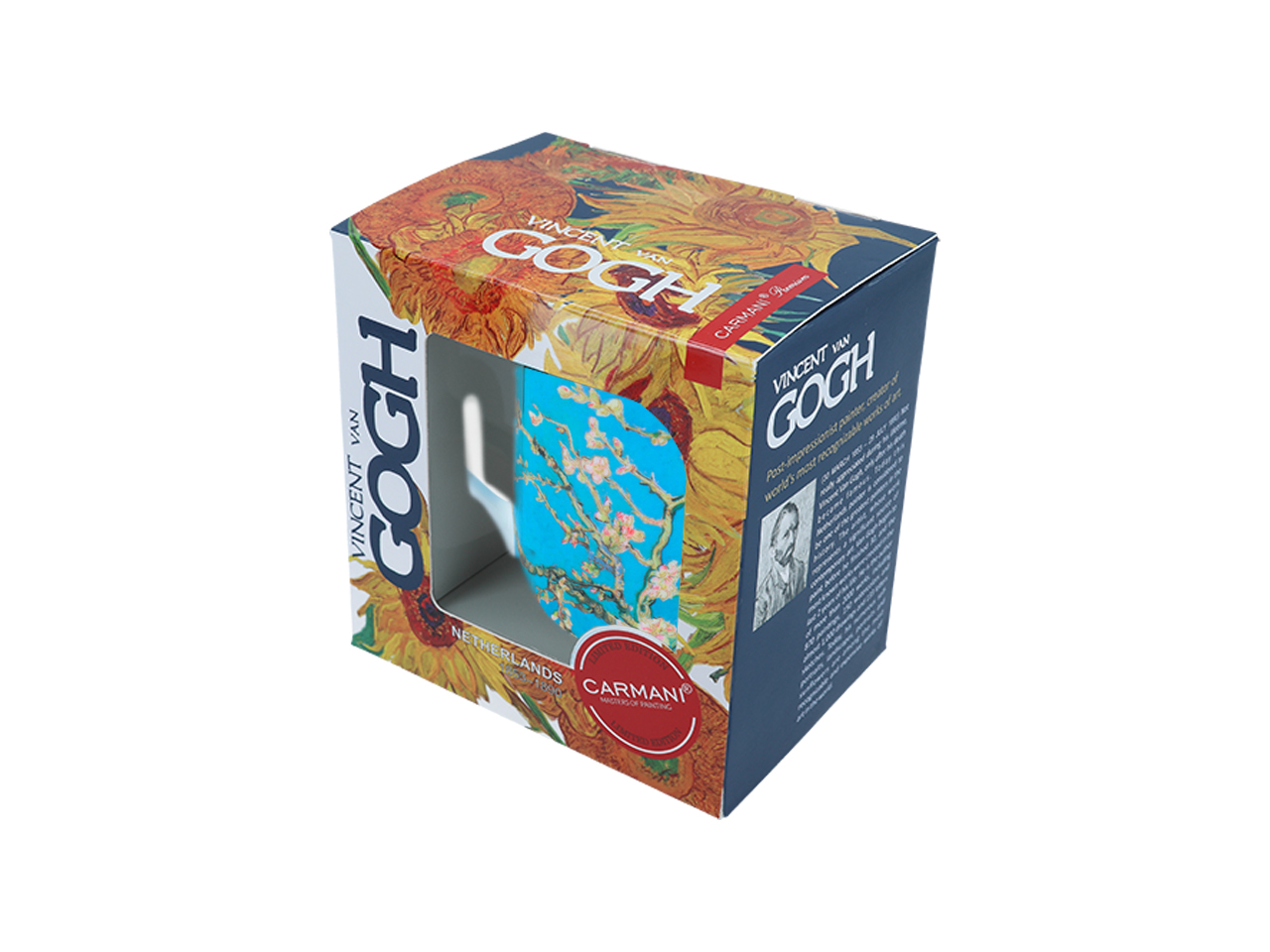 Kubek Classic New - V. van Gogh, Kwitący Migdałowiec (CARMANI) - obrazek 3