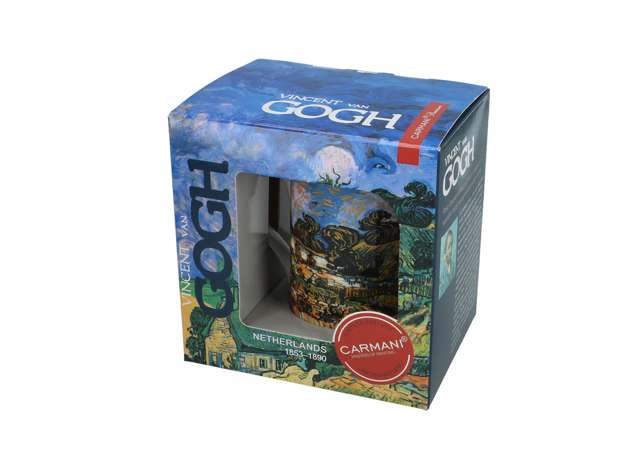 Kubek Classic New - V. van Gogh, Chaty kryte strzechą w Cordeville (CARMANI) - obrazek 4